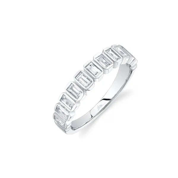 14K White Gold Baguette Band With .78 Ct Twt. Diamonds Kevin's Fine Jewelry Totowa, NJ