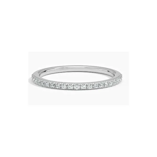 14K White Gold Band With .22 Ct Twt. Diamonds Kevin's Fine Jewelry Totowa, NJ