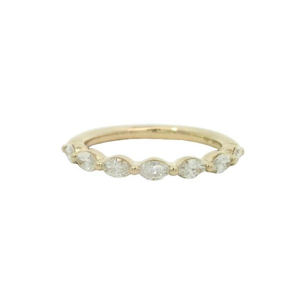 14K Yellow Gold 7 Marquise Band With .51 Ct Twt. Diamonds Kevin's Fine Jewelry Totowa, NJ
