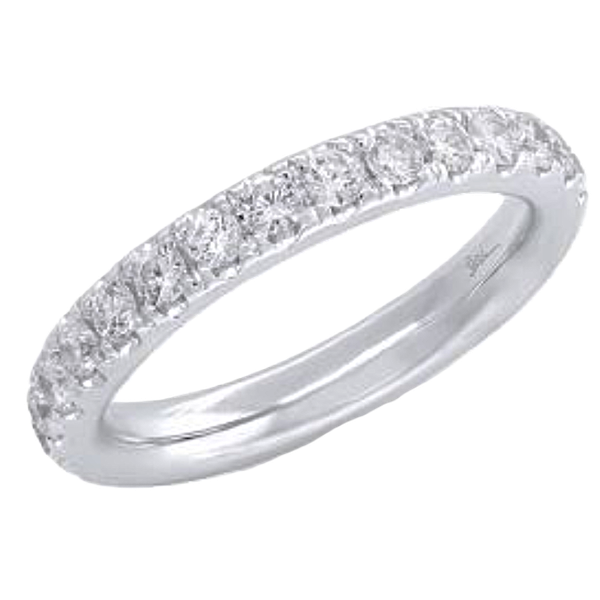 14K White Gold Eternity Band With 1.21 Ct Twt Diamonds Kevin's Fine Jewelry Totowa, NJ