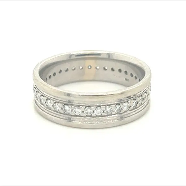 14K White Gold Estate Ring with Diamonds Kevin's Fine Jewelry Totowa, NJ