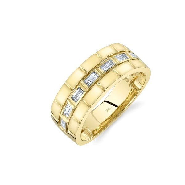 14K Yellow Gold Baquette Band With .50 Ct Twt. Diamonds Kevin's Fine Jewelry Totowa, NJ