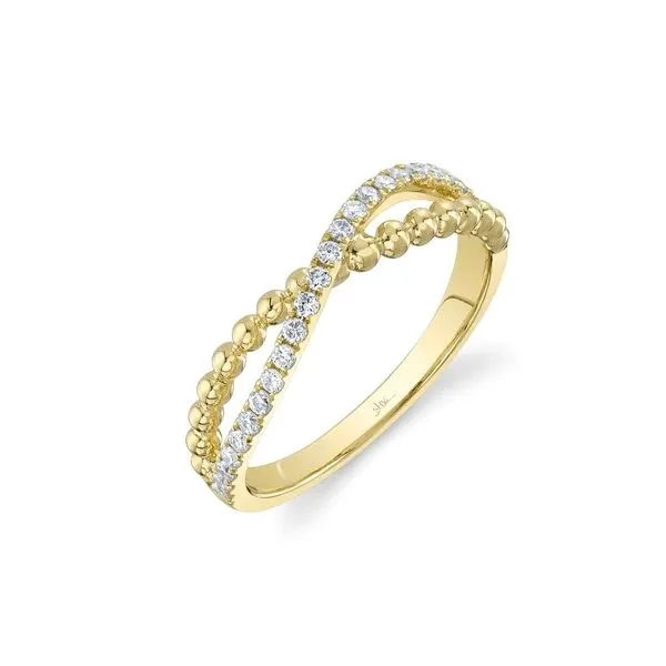 14K Yellow Gold Bridge Ring With .24 Ct Twt. Diamonds Kevin's Fine Jewelry Totowa, NJ