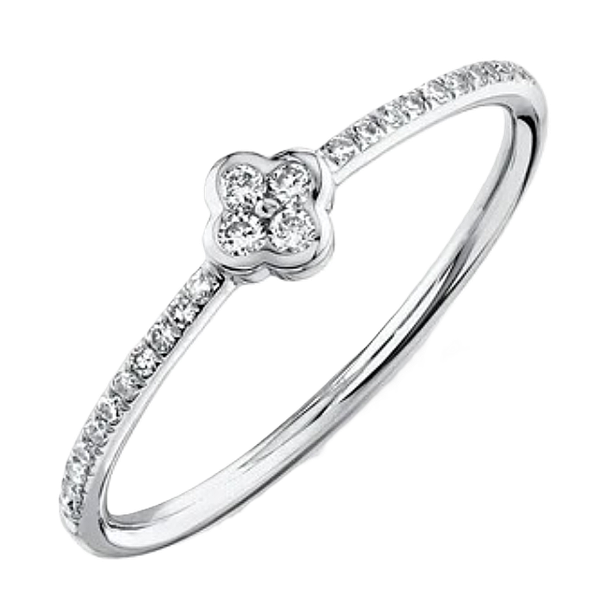 Shy Creation Diamond Clover Ring Kevin's Fine Jewelry Totowa, NJ