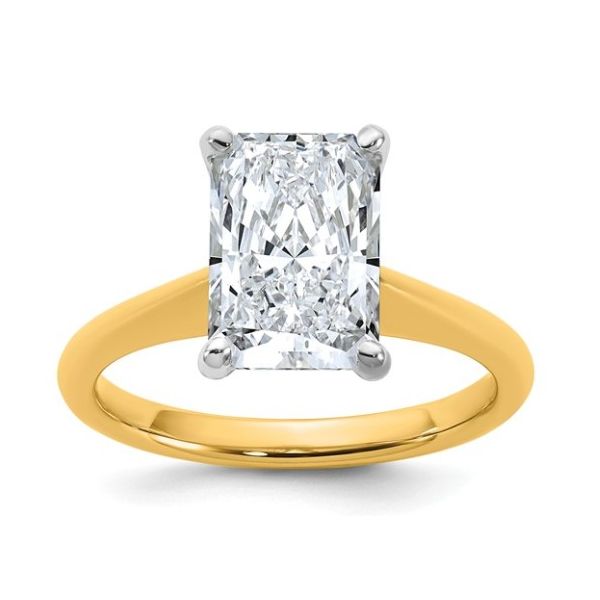 Radiant Engagement Ring with Lab Grown Diamond Kevin's Fine Jewelry Totowa, NJ
