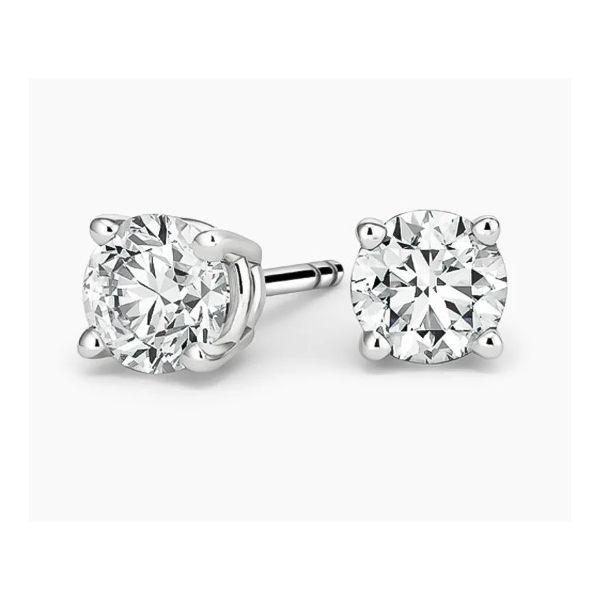 14K White Gold Stud Earrings With 5.06 Ct Twt. Lab Grown Diamonds Kevin's Fine Jewelry Totowa, NJ
