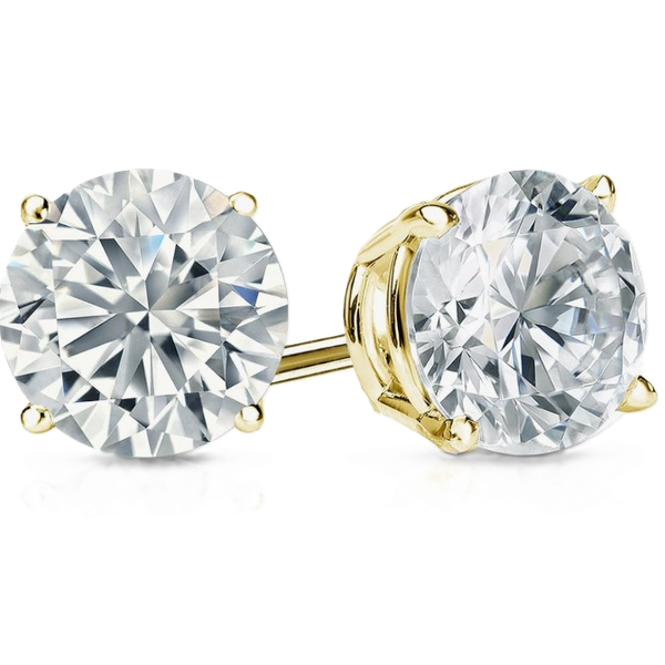 14K White Gold Stud Earrings With .45 Ct Twt. Lab Grown Diamonds Kevin's Fine Jewelry Totowa, NJ