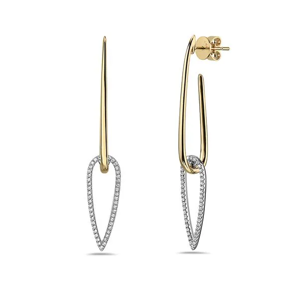 Gold Diamond Earring Kevin's Fine Jewelry Totowa, NJ