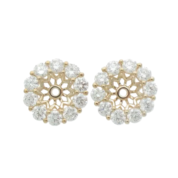 14K Gold Diamond Earring Jackets Kevin's Fine Jewelry Totowa, NJ