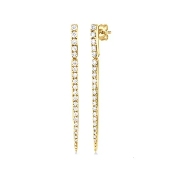 Gold Diamond Earring