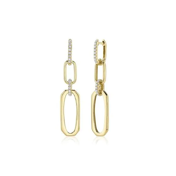 Gold Diamond Earring