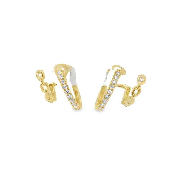 Gold Diamond Earring