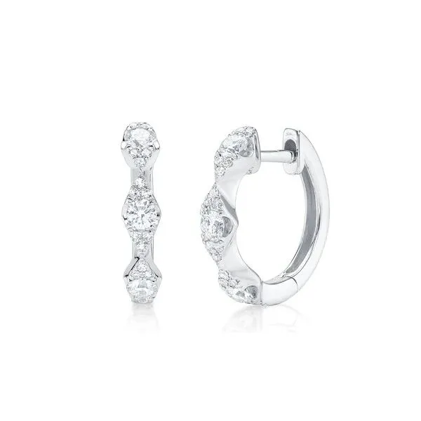 Gold Diamond Earring