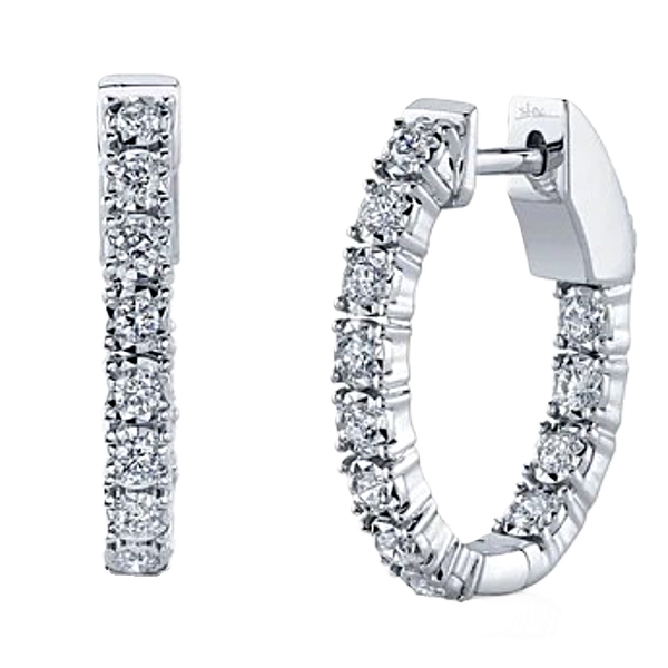 Shy Creation White Gold and Diamond Earrings Kevin's Fine Jewelry Totowa, NJ