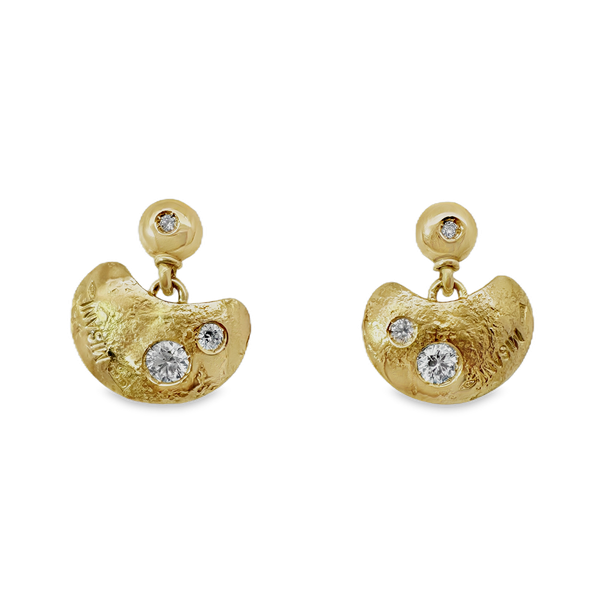 Gold and Diamond Earring Kevin's Fine Jewelry Totowa, NJ