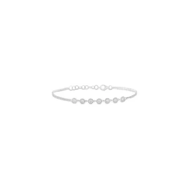14K White Gold Bracelet With .66 Ct Twt Diamonds Kevin's Fine Jewelry Totowa, NJ