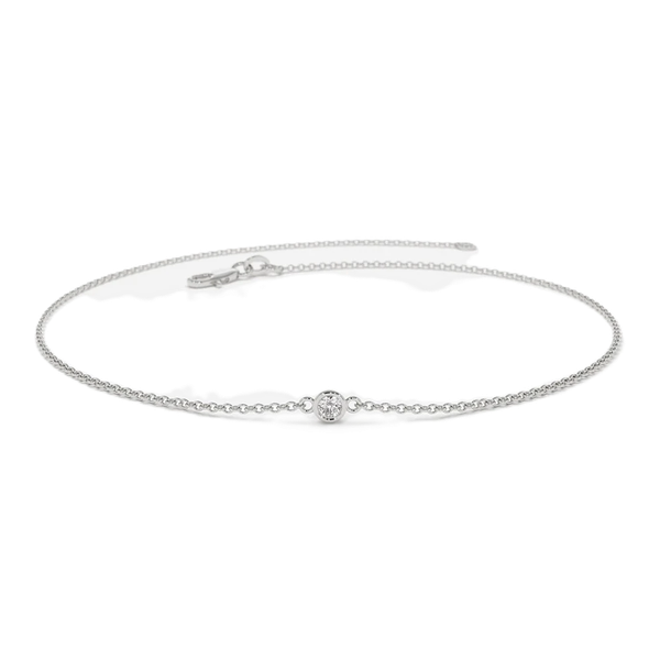 14 Karat White Gold Add A Diamond Baby Bracelet Kevin's Fine Jewelry Totowa, NJ