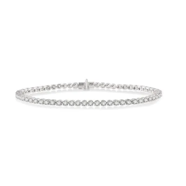 14K White Gold Tennis Bracelet With 3.00 Ct Twt. Diamonds Kevin's Fine Jewelry Totowa, NJ
