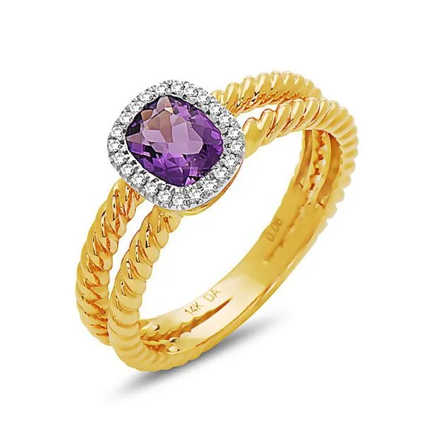 Gold Gemstone Ring