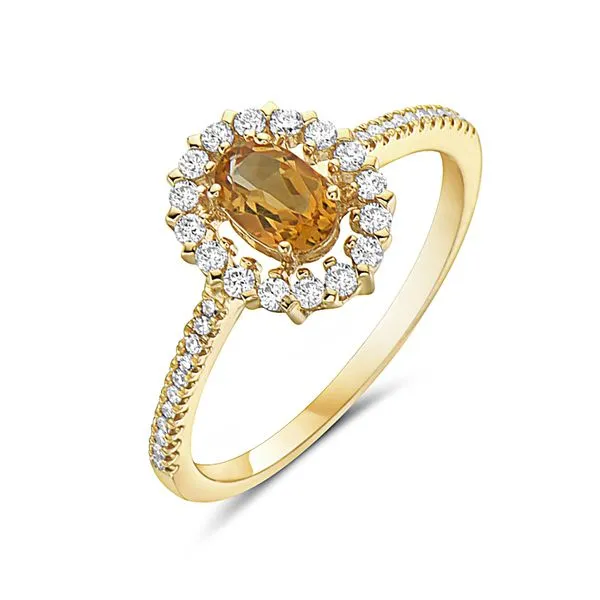 Gold Gemstone Ring