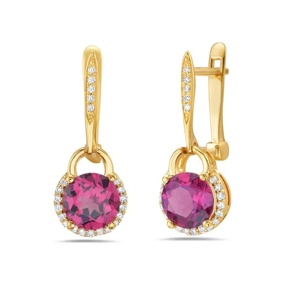 Gold Gemstone Earrings Kevin's Fine Jewelry Totowa, NJ