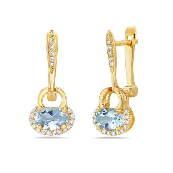 Gold Gemstone Earrings Kevin's Fine Jewelry Totowa, NJ