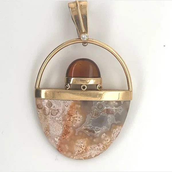 Gold Gemstone Pendant Kevin's Fine Jewelry Totowa, NJ