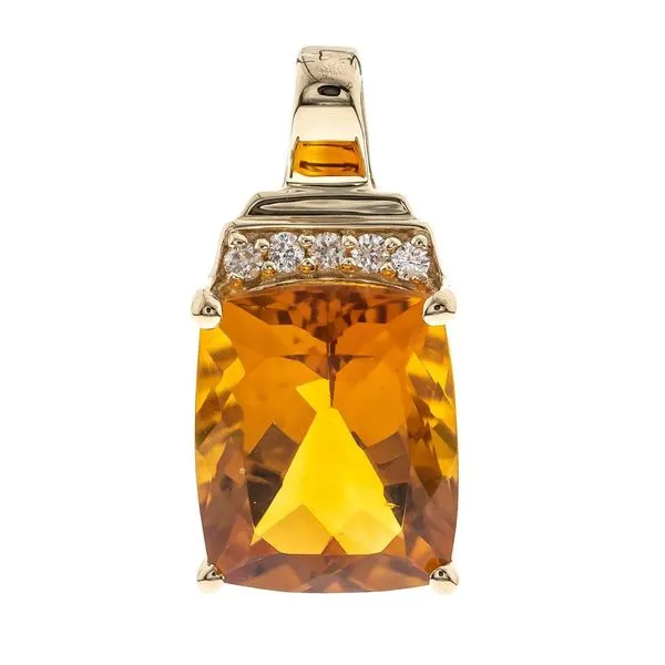 Gold Gemstone Pendant Kevin's Fine Jewelry Totowa, NJ