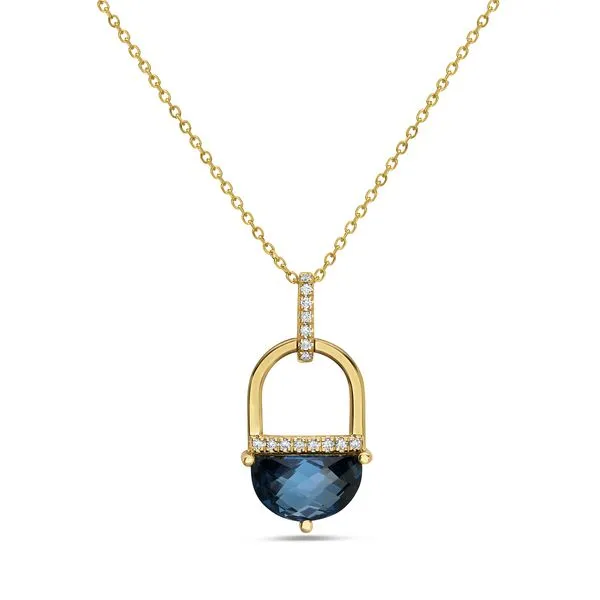 Gold Gemstone Pendant