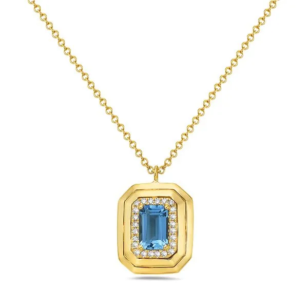 Gold Gemstone Pendant