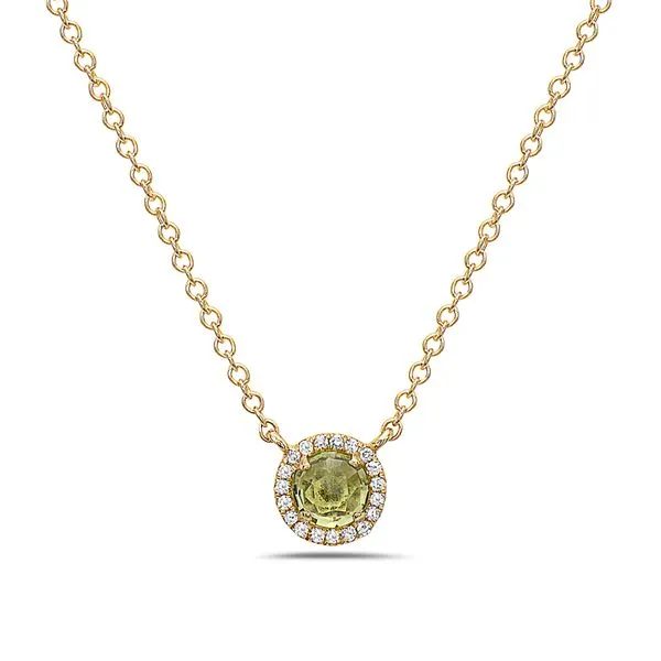 Gold Gemstone Pendant