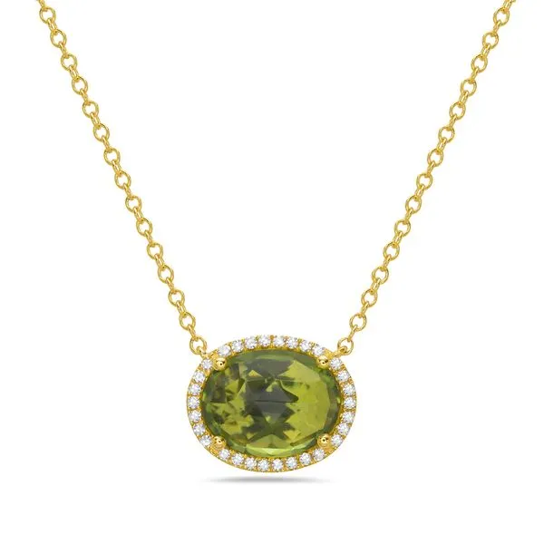 Gold Gemstone Pendant
