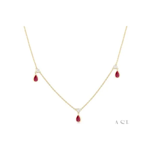 Gold Gemstone Pendant
