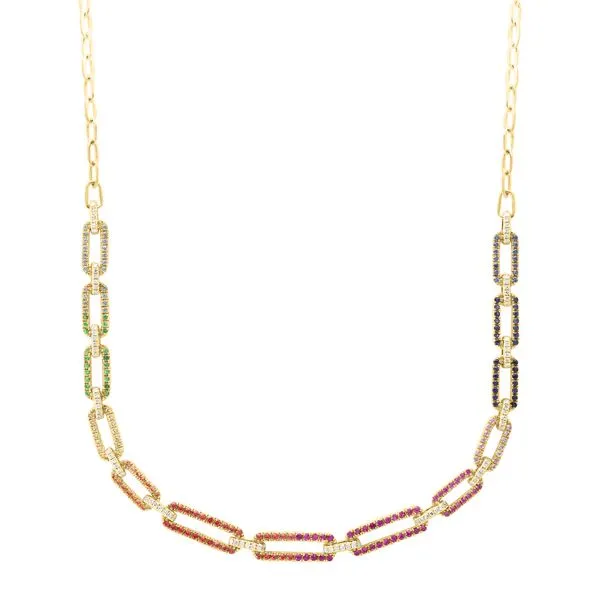 Gold Gemstone Pendant