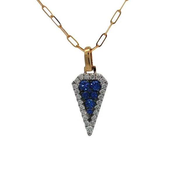 Gold Gemstone Pendant