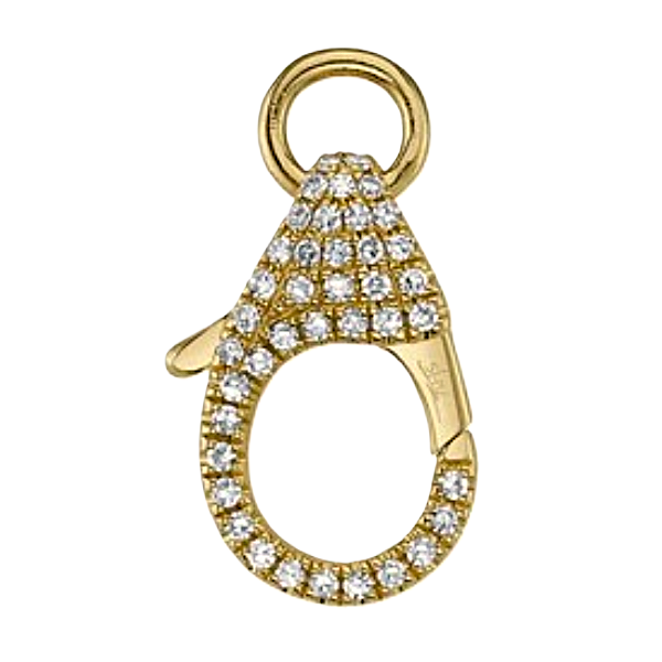 Yellow Gold & Diamond Pave Claw Lock Kevin's Fine Jewelry Totowa, NJ