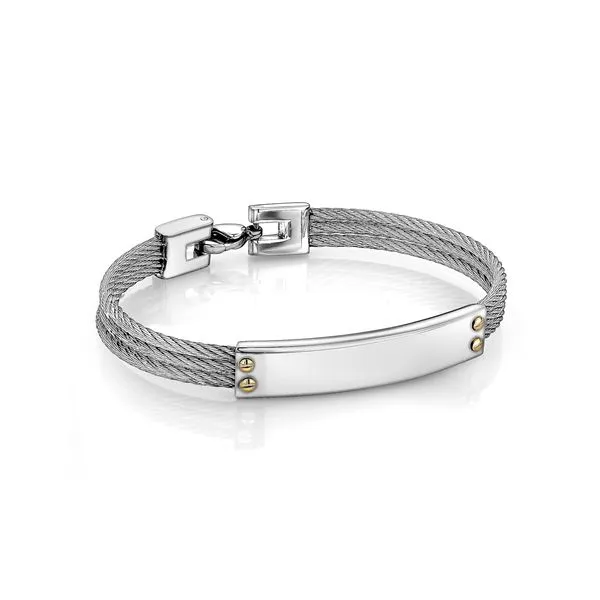 Stainless Steel Triple Strand ID Bracelet similar item image