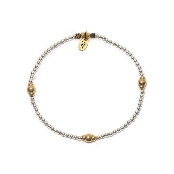 You  Are Enough-Sterling Silver & Gold Filled Gold Filled Design Resilience Anklet Kevin's Fine Jewelry Totowa, NJ