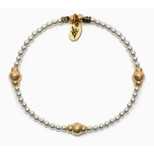 You Are Enough -  Sterling Silver & Gold Filled Design Resilience Bracelet Kevin's Fine Jewelry Totowa, NJ