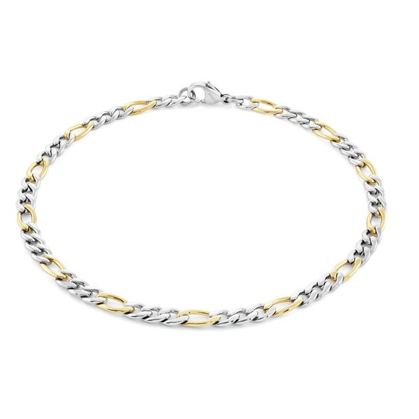 Stainless Steel & Yellow IP 10