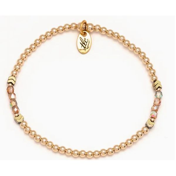 Choose To Shine - Czech Glass & Gold Filled Resilience Bracelet Kevin's Fine Jewelry Totowa, NJ