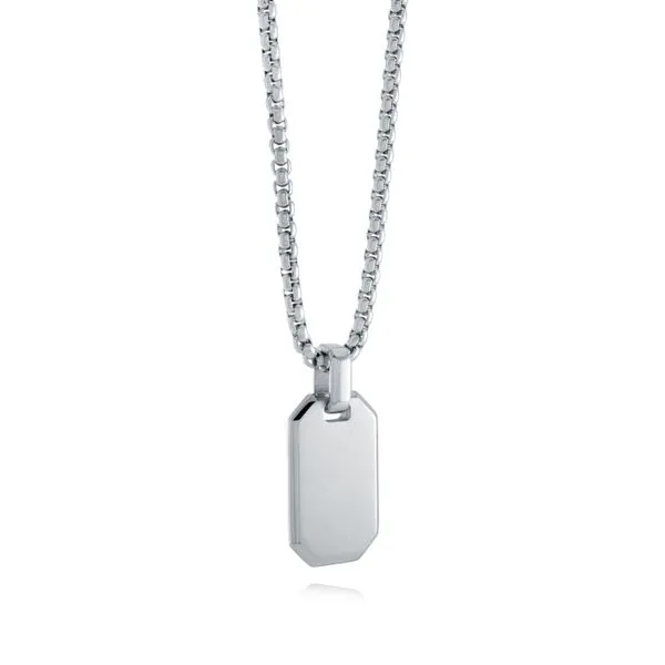 Stainless Steel Small Dog Tag On 20