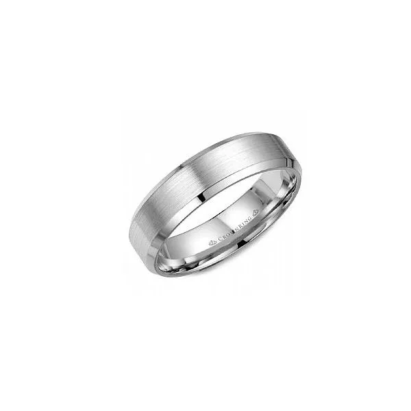 14K White Gold Mens Wedding Band Kevin's Fine Jewelry Totowa, NJ
