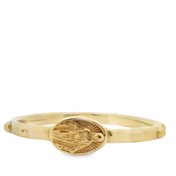 14K Yellow Gold Jesus Ring Kevin's Fine Jewelry Totowa, NJ