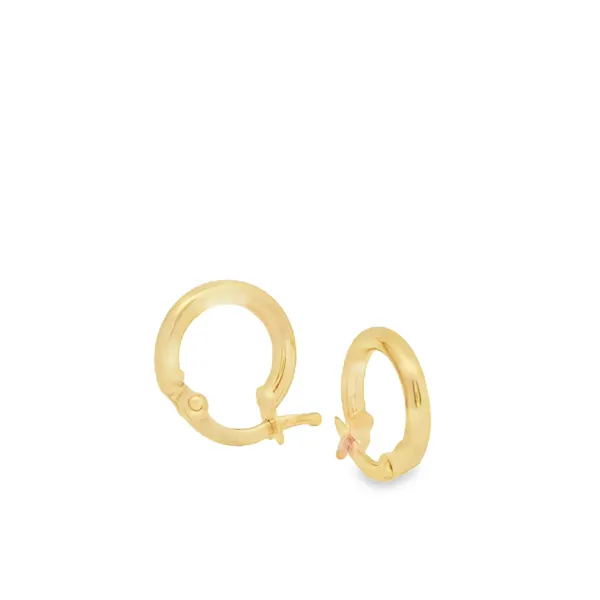 14K Yellow Gold Small Hoop Earrings Kevin's Fine Jewelry Totowa, NJ