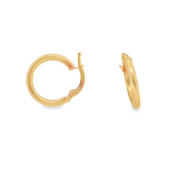 14K Yellow Gold Hoop Earrings Kevin's Fine Jewelry Totowa, NJ