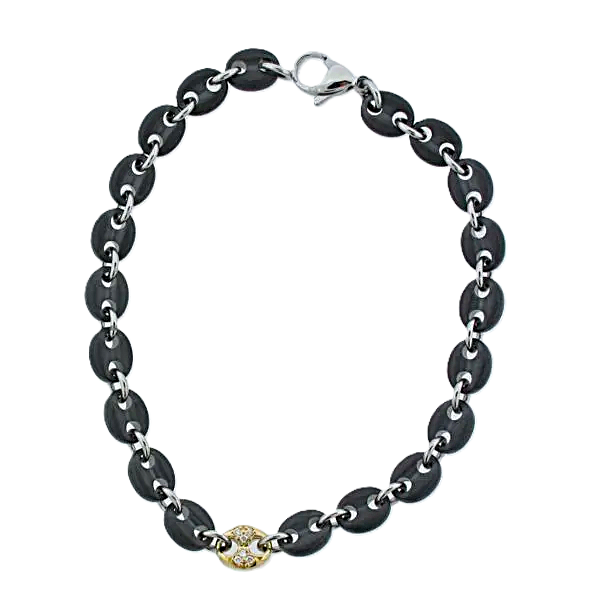 Gold and Black Bracelet Kevin's Fine Jewelry Totowa, NJ