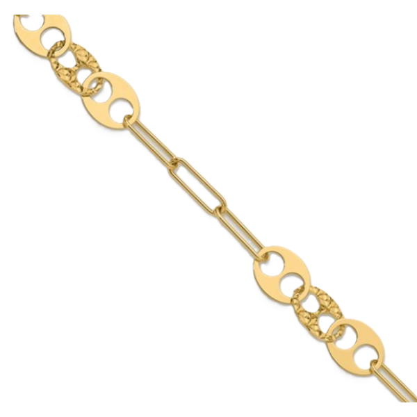 14 K Fancy Link Bracelet Kevin's Fine Jewelry Totowa, NJ