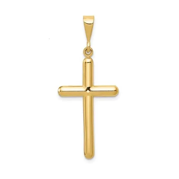 14K Yellow Gold Cross Pendant similar item image
