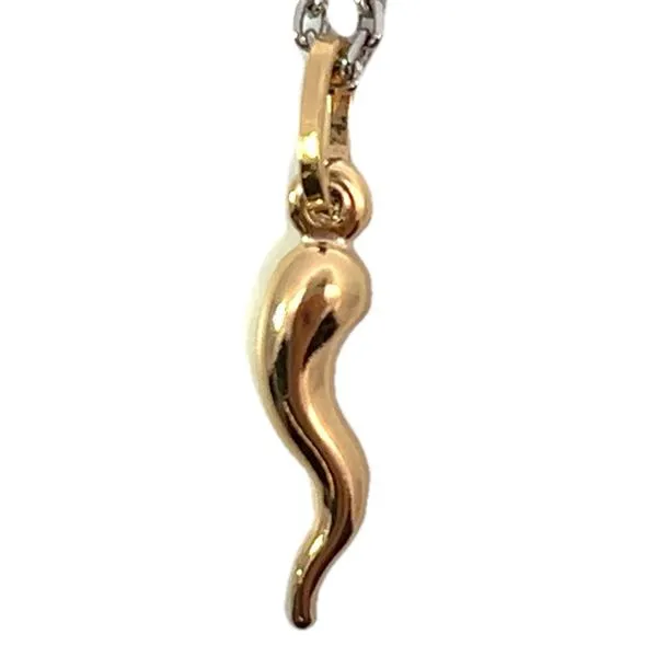 14K Yellow Gold Italian Horn Charm Kevin's Fine Jewelry Totowa, NJ